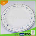 ceramic plate,wholesale white ceramic plate with decal
